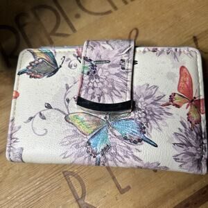 Mundi Wallet With Butterfly Design, Safe Keeper, Coin Clutch